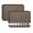 Brown, variant on Wataniya 2 Pack Boot Tray for Entryway, 16.7"x12.8" Heavy Duty Waterproof Shoe Mat Tray with Raised Edge, Brown Multi-Purpose Tray for Shoes, Pets & Garden