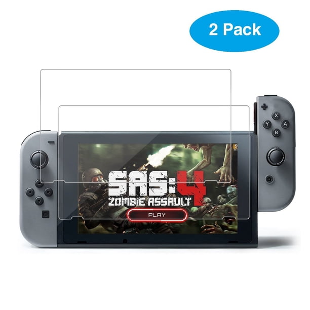 Nintendo Switch Screen Protector 2 Pack Full Coverage Anti Bubble