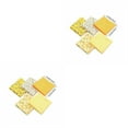thumbnail image 1 of Transemion 5PCS Cotton Fabric Sewing Material Value Bundle Scraps 50*50cm Offcuts Quilting yellow 2Set, 1 of 6