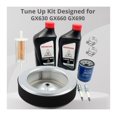 thumbnail image 2 of TUNE UP KIT FOR GX630 GX660 GX690 INCLUDE 2 PK GENUINE OIL [08207-10W30] REPLACEMENT 15400-PLM-A02 OIL FILTER AND AIR FILTER REPLACE 17210-Z6L-010 2 PK PLUG REPLACE 98079-5587G & FUEL FILTER, 2 of 9