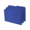thumbnail image 1 of Continental Letter size File Folders. Navy colour, 12 count, 1 of 3