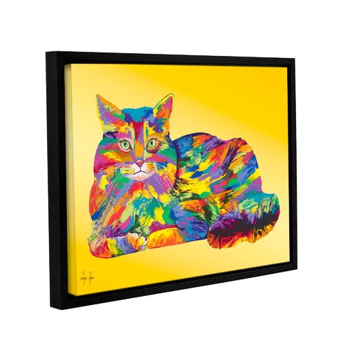 Artwall Giles By Linzi Lynn Framed Painting Print On Wrapped Canvas Walmart Com Walmart Com