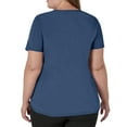 thumbnail image 3 of V-Neck Scrub Tops Women - Stretchy Pocket Nurse Scrubs with Medical Uniform Fit XL Polyester, 3 of 4
