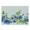 thumbnail image 1 of Watercolor Flower Cutting Board, Swirled Brushstroke Herbs Romantic Feminine Blooming Nature Art, Decorative Tempered Glass Cutting and Serving Board, Small Size, Blue Yellow, by Ambesonne, 1 of 1