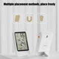 thumbnail image 6 of hejhncii Wall Mount Mini Hygrometer Thermometers With High Low Memory And Clear Backlit Screen Strong Magnets for Home Office, 6 of 11