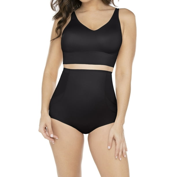 Miraclesuit Shapewear Fit & Firm 2351 Black Bra Top XLge 