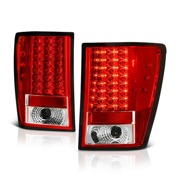 VIPMotoZ 2007-2010 Jeep Grand Cherokee LED Tail Lights, Driver & Passenger Side
