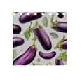 thumbnail image 4 of Eggplants Black Out Curtains Aesthetic for Bedroom Living Room Sliding Glass Doors Kitchen Windows 2 panels set, 4 of 5