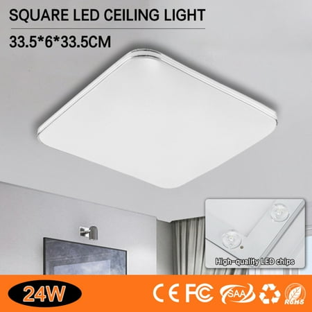 

Modern LED White Bathroom Kitchen Bedroom Lighting Ceiling Lamp TOPOINT