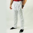 thumbnail image 2 of Men's White Vietnamese Cotton Silky Thobe Pant Serwal Elastic Waist Size 42 Slim Fit, 2 of 3