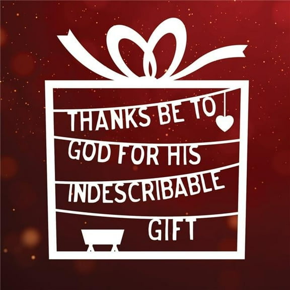 Thanks Be to God for his indescribable Boxed Cards - Pack of 6