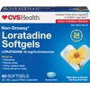 CVS Health Loratadine Allergy Relief 60 Softgels, Non-Drowsy *EN