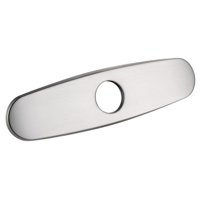 Panel de acero inoxidable cepillado para grifo de cocina (plateado)