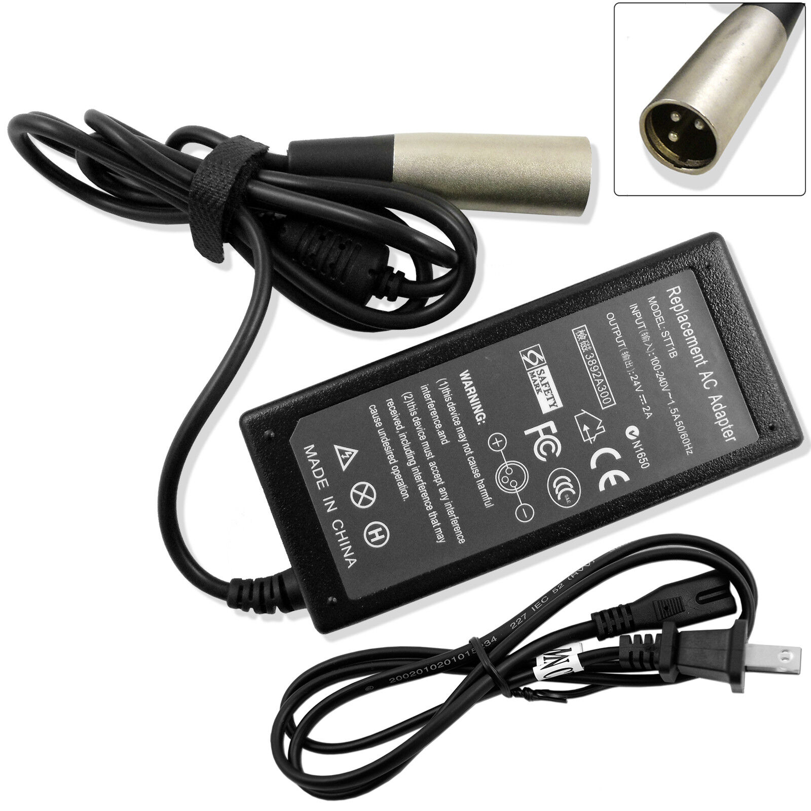New 24 Volt 2A For Bladez XTR Electric Scooter Battery Charger