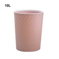 thumbnail image 3 of Wosthever Bote de basura de plástico Papelera Contenedor de basura Cesta Hogar Dormitorio Cocinas Oficinas Dormitorio Habitaciones para niños Suministros de limpieza para el hogar Rosa 10L, 3 of 6