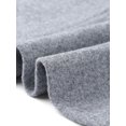 thumbnail image 7 of DARING DIVA Women's Winter Overcoat Mid-Long Notch Lapel Peacoat with Pockets M Light Gray, 7 of 7