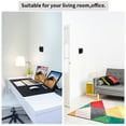 thumbnail image 6 of Unique Bargains 4 Pcs Adhesive Hooks Towel Coat Hooks Wall Hooks Stick on Bathroom KitchenBlack, 6 of 6