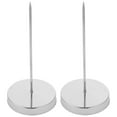 thumbnail image 1 of Minkissy 2 Pcs Support de Reçu en Fer Argenté pour Bureau, 1 of 8