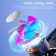thumbnail image 3 of PC Laptop Cooler 2 Silent Fan PLEGABLE Notebook Cooling Pad Support (Plata), 3 of 5