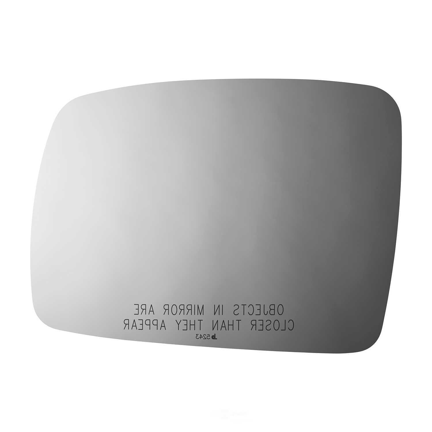 Burco Side View Mirror Replacement Glass - Clear Glass - 5243