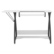 Sew Ready Comet Sewing Table Folding Top Adjustable Platfomr Black/White