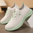 thumbnail image 3 of DADAWEN Women's Sneakers Casual Slip on Walking Shoes Black 5.5US, 3 of 5