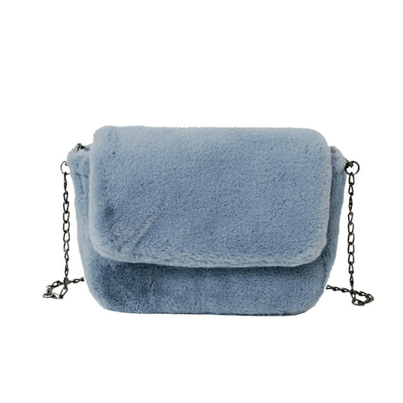 Puntoco Clearance Ladies Shoulder Bag Handbag All-Match Messenger Bag Blue 21X9X15