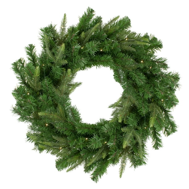 36 Inch Pre Lit Christmas Wreath 