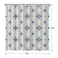 thumbnail image 5 of Waterproof Bohemia Shower Curtain 72x72 Inch Boho Style Polyester Unique Shower Curtain for Bathroom Hotel Home Decor with 12 Plastic Hooks, 5 of 5