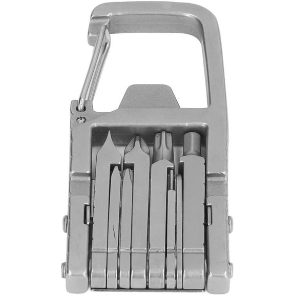 MixMart Folding Multi Tool, Portable 12 in 1 Keychain Multitool Multifunctional Lightweight for Daily Use