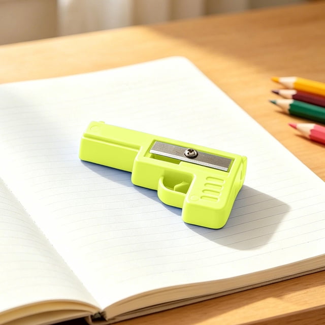 Sacapuntas manual con tapa | Cepillo de plástico para niños | Herramienta de escritorio para el aula y el hogar | Material escolar para lápices