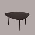 thumbnail image 4 of Rugsotic Carpets Eco-Friendly Handmade Dark Walnut Modern Drop Shaped 3' Wood Coffee Table, 4 of 7