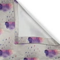 thumbnail image 6 of Ambesonne Retro Grommet Curtain, Geometric Mosaic Dots, 50" x 63", Purple Grey Pink, 6 of 6