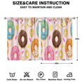 thumbnail image 2 of Doughnut (17)_2 Curtains-blackout Curtains Bedroom Decor Living Room Darkening Grommet Window Drapes 2 Panels Set 42"x 54", 2 of 2