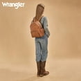 thumbnail image 6 of Wrangler Backpack Purse for Women Adjustable Strap Top-handle Handbags, Brown, 6 of 7