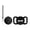 Black, variant on Pet Tracker Real-Time Locator IP67 Waterproof Anti-Lost Device for Dogs Cats Outdoor Adventures