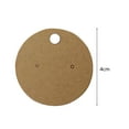 thumbnail image 6 of Huanledash 100Pcs Blank Round Earring Display Holders Cards for DIY Crafts And Retail Sales Perfect for Hanging Earrings And Jewelry Display, 6 of 8
