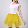 thumbnail image 5 of Women'S Candy Color Multicolor Skirt Support Half Body Puff Petticoat Colorful Small Short Skirt Ballet Wrap Skirt Denim Skirt for Women Women Leather Skirt Midi Skirts for Women High Waist Girls, 5 of 7