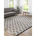 thumbnail image 4 of Jill Zarin Dorset Collection Area Rug - Dorset (10' Square Blackberry/Ivory), 4 of 12
