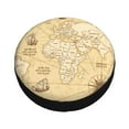 thumbnail image 3 of Gaeub World Map 14-17in Tire Cover, Spare Tire Cover, for Camper Caravan, Trailer, Car, Truck, SUV, Jeep - 14 inch, 3 of 9