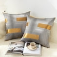 thumbnail image 5 of Decorative Throw Pillow for Sofa Bed Chair, Modern Geometric Accent Cushions for Elevated Home Styling and Lounge Comfort，2-Pack, 5 of 9