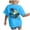 Sky Blue, variant on NOLDARES Girls Short Sleeve print T Shirts Athletic Crewneck Basic Tees for Kids(Pink,11-12 Years)