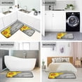 thumbnail image 4 of SKYSONIC Beautiful Sunflowers Kitchen Mats and Rugs Old Wooden Table Floor Runner Area Rug Washable Carpet Perfect for Living Room Bedroom Entryway,19.7"x27.6"+19.7"x47.2", 4 of 7