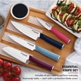 thumbnail image 4 of Juego de cuchillos KitchenAid de 4 piezas para chef con tapas de hoja de acero japonés, 4 of 6