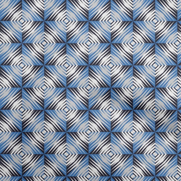 oneOoneRayonBlueFabricMoireDressMaterialFabricPrintFabricByTheYard56InchWide