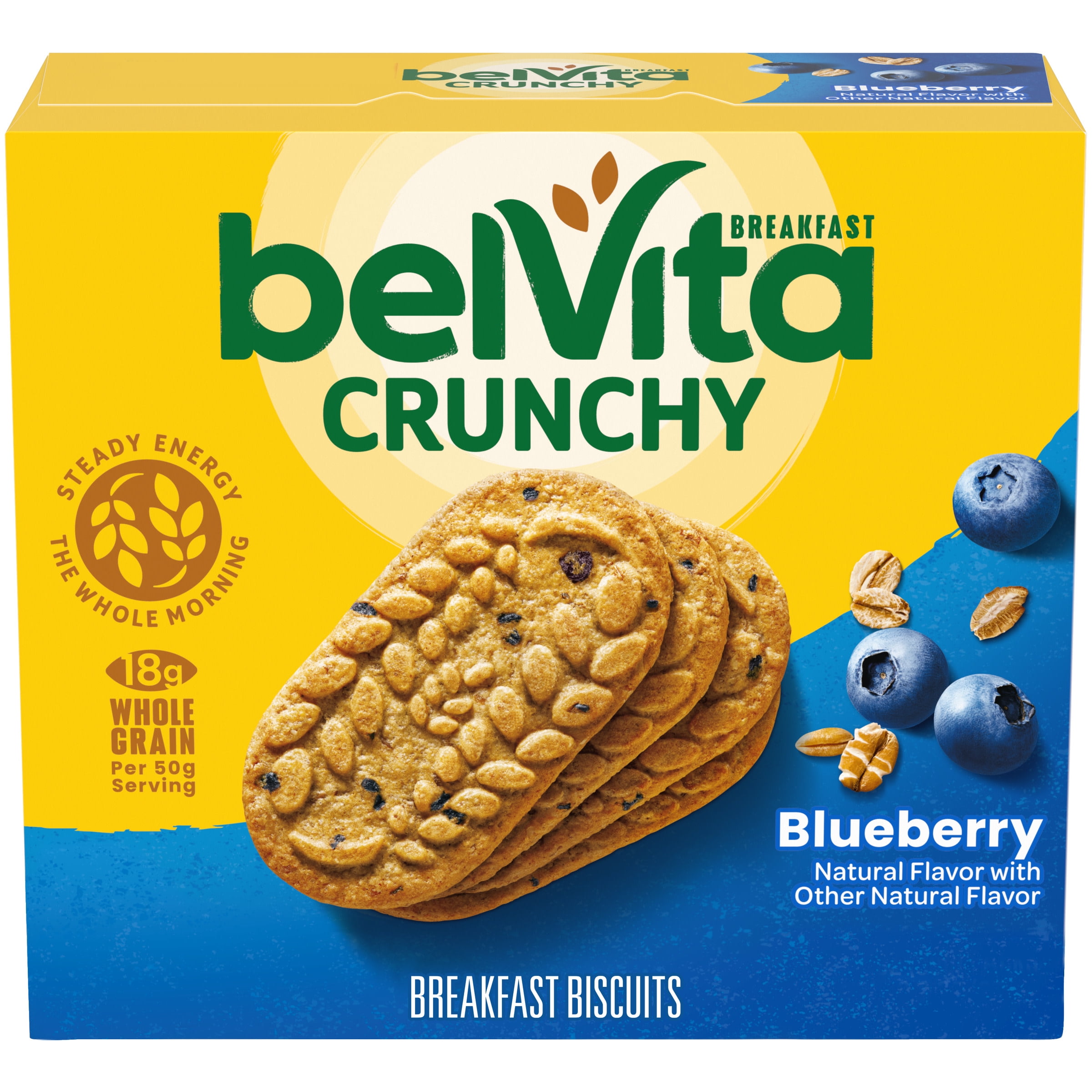 belVita Blueberry Breakfast Biscuits, 5 Packs (4 Biscuits Per Pack)