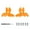 Orange_2 pairs, variant on AOOOWER Low Noise Quadcopter Propellers for UAV Professional and Hobbyist Flyers Quadcopter Accessories (1/2Pairs)