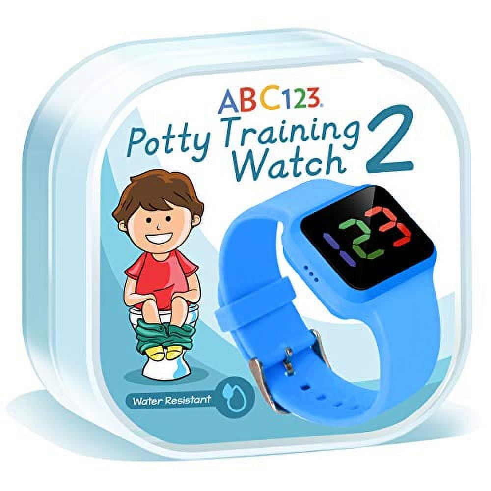Kidnovations Premium Potty Training Watch Toilet Training Timer Rechargeable Water Resistant Digital Watch Reminder to Go Potty Vibrates and Plays Music Keeps Your Child Entertained Walmart