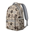 thumbnail image 2 of Paw Print Backpack for School,Cute School Bag,Schoolbag with Adjustable Shoulder Straps & Padded Back,15.3"x11"x7.1".﻿, 2 of 6