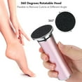 thumbnail image 2 of Electric Callus Remover For Feet,Foot File,Electronic Foot File Grinder (Speed Adjustable) with 60pcs Replacement Sandpaper Disk for Men Women Dead Cracked Hard Skin Calluses,Rose Gold, 2 of 10